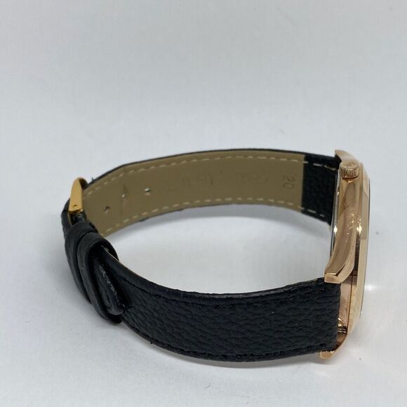 Michael Kors Runway MK3197 Unisex Black Leather Analog Dial Quartz Watch JK427 - Picture 12 of 12